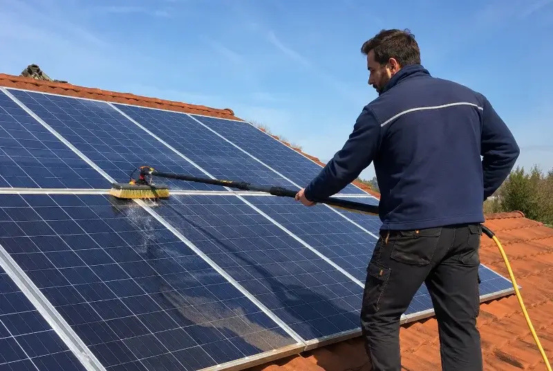 Nettoyage et entretien de panneaux solaires à Angoumé